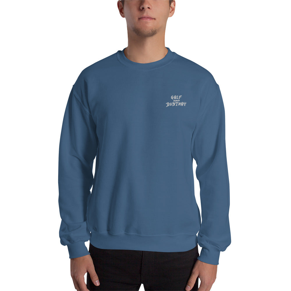 Golf and Destroy Embroided Crewneck