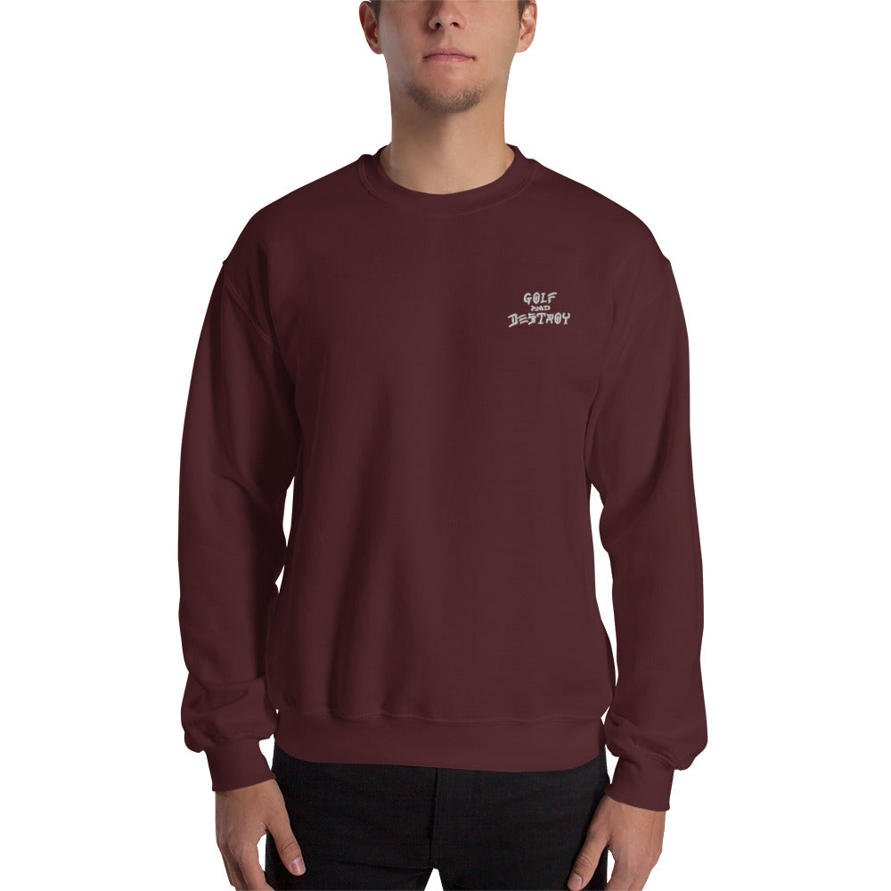 Golf and Destroy Embroided Crewneck